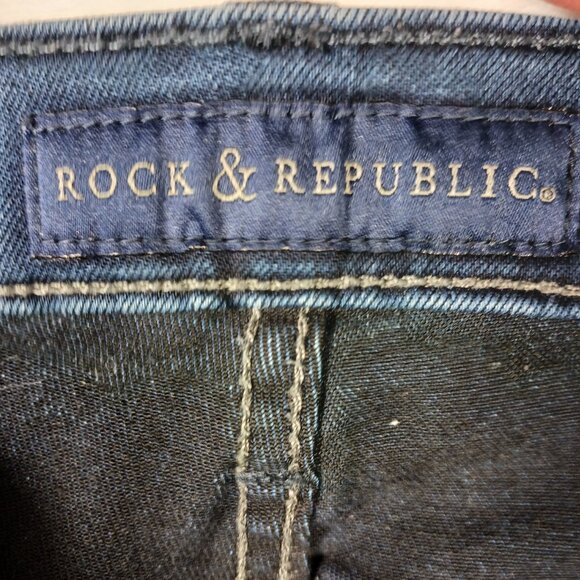 Rock & Republic Berlin Jeans, Size 8M, Straight/Skinny - Picture 4 of 16